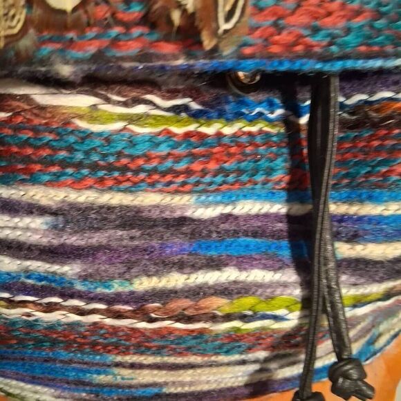 MIKA New York Boho Textile Backpack Purse main image 4